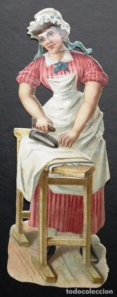 Colecionismo Cromos recortados antigos: CROMO TROQUELADO CHOCOLATE AMATLLER DE PRINCIPIOS 1900