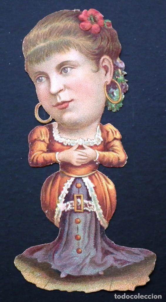 Coleccionismo cromos troquelados antiguos: CROMO TROQUELADO, DE PRINCIPIOS 1900 - Foto 1
