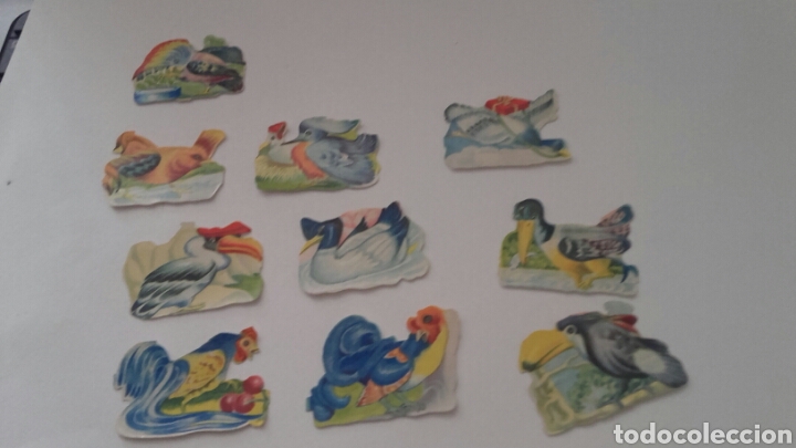 Colecionismo Cromos recortados antigos: LOTE DE 10 CROMOS TROQUELADOS ANTIGUOS
