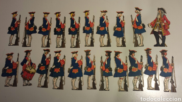 Collectable Antique Stamped Cards: Lote de 21 cromos troquelados gran serie scenion la guardia seix barral opisso