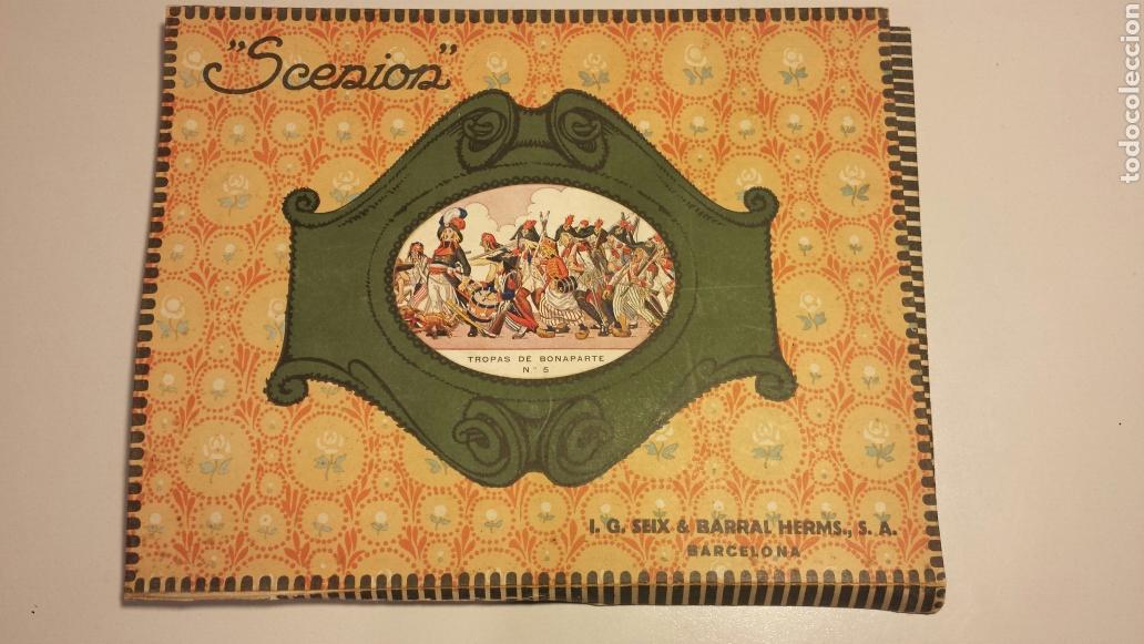 Collectable Antique Stamped Cards: Coleccion completa cromos troquelados humoristicos scenion tropas de bonaparte seix barral opisso