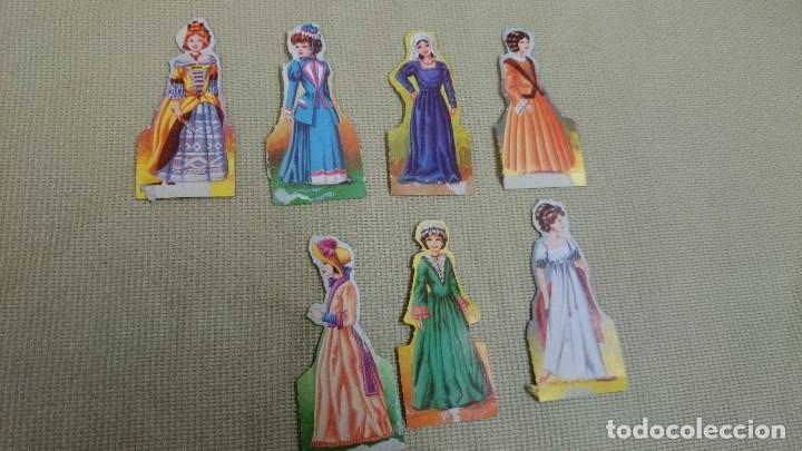 Collectable Antique Stamped Cards: LOTE DE CROMOS TROQUELADOS TRAJES DE EPOCA