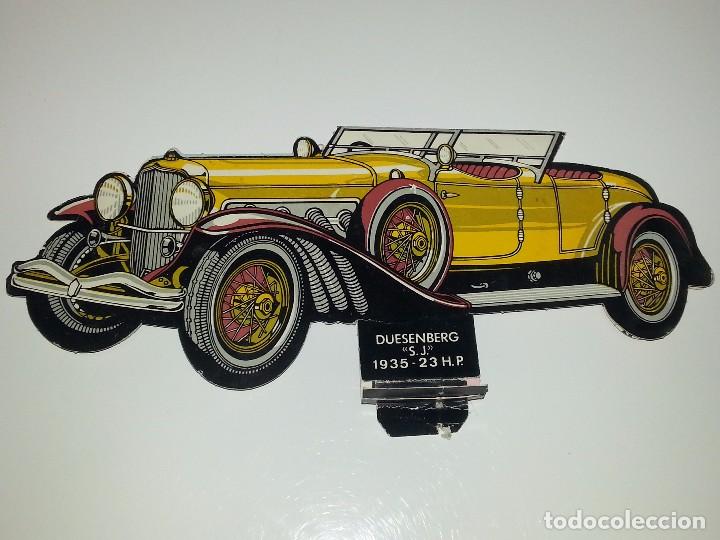 Collectionnisme Cartes &agrave; collectionner massicot&eacute;es anciennes: ANTIGUO CROMO RECORTABLE EN CARTON N&ordm; 14 COLECCION CASEN COCHES ANTIGUOS DUESENBERG SJ 1935 A&Ntilde;OS 60