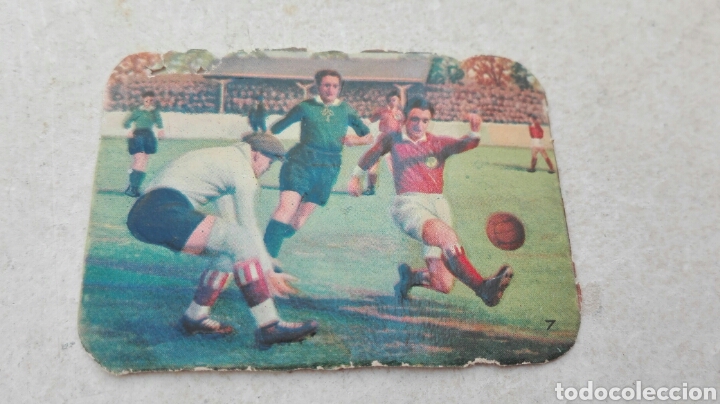 Collectionnisme Cartes &agrave; collectionner massicot&eacute;es anciennes: Cromo Deportes - F&uacute;tbol n&deg;7