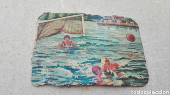 Collectionnisme Cartes &agrave; collectionner massicot&eacute;es anciennes: Cromo Deportes - Waterpolo n&deg;2