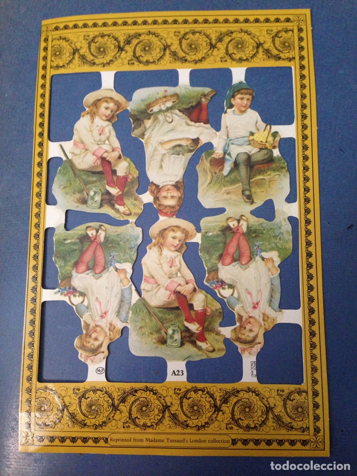 Collectionnisme Cartes &agrave; collectionner massicot&eacute;es anciennes: L&aacute;mina cromos troquelados MLP A23