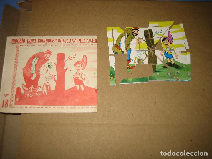 Collectionnisme Cartes &agrave; collectionner massicot&eacute;es anciennes: Modelo de componer rompecabezas N 18. Incompleto. ED Fher 1969