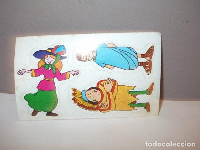 Collectionnisme Cartes &agrave; collectionner massicot&eacute;es anciennes: RARO CROMO ADHESIVO TROQUELADO DE ERASE UNA VEZ, SE DESCONOCE EDITORIAL,NUEVO NUNCA PEGADO