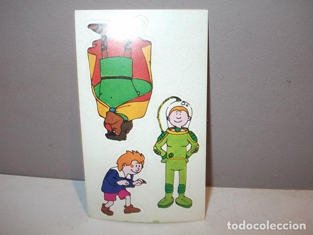 Collectionnisme Cartes &agrave; collectionner massicot&eacute;es anciennes: RARO CROMO ADHESIVO TROQUELADO DE ERASE UNA VEZ, SE DESCONOCE EDITORIAL,NUEVO NUNCA PEGADO