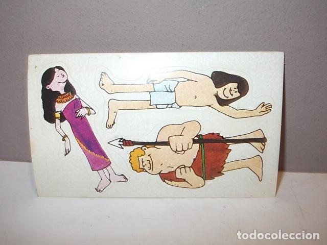 Collectionnisme Cartes &agrave; collectionner massicot&eacute;es anciennes: RARO CROMO ADHESIVO TROQUELADO DE ERASE UNA VEZ, SE DESCONOCE EDITORIAL,NUEVO NUNCA PEGADO