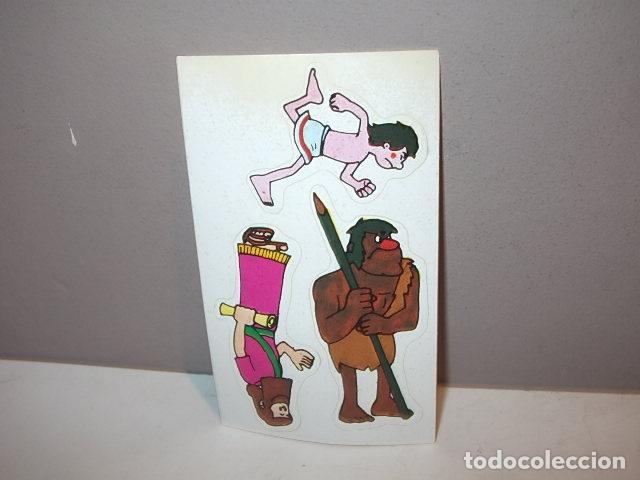 Collectionnisme Cartes &agrave; collectionner massicot&eacute;es anciennes: RARO CROMO ADHESIVO TROQUELADO DE ERASE UNA VEZ, SE DESCONOCE EDITORIAL,NUEVO NUNCA PEGADO