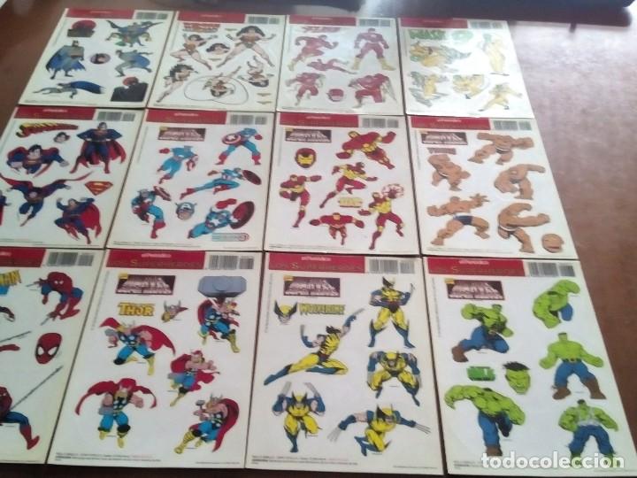 Collezionismo Figurine ritagliate antiche: Marvel Superh&eacute;roes, Adhesivos Promo El Peri&oacute;dico, a&ntilde;o 1996. Sin pegar COLECCION COMPLETA