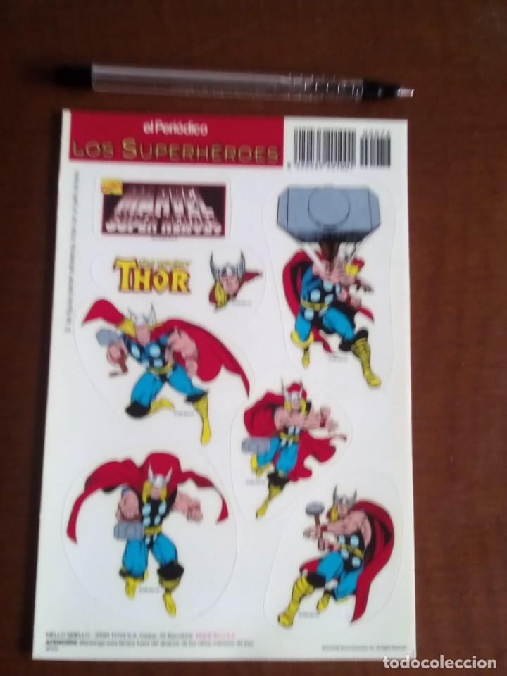 Sammeln alte gestanzte Sammelbilder: Marvel Superh&eacute;roes, Adhesivos Promo El Peri&oacute;dico, a&ntilde;o 1996. Sin despegar