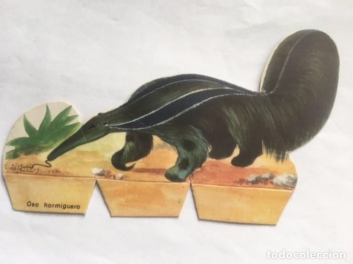 Collezionismo Figurine ritagliate antiche: RAL295 CROMO TROQUELADO ORIGINAL A&Ntilde;OS 70 OSO HORMIGUERO PASTELITO PROSKITOS?