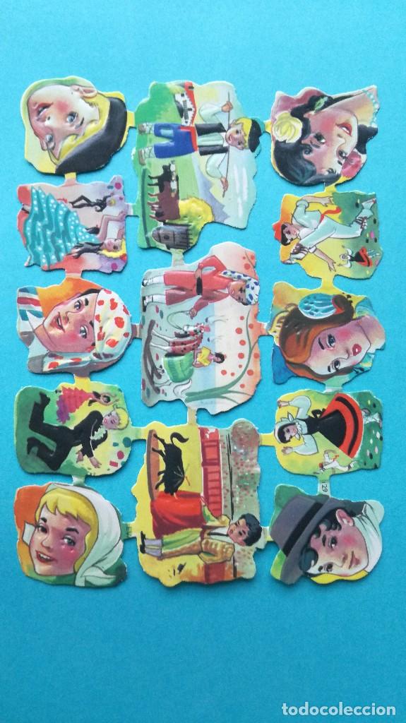 Sammeln alte gestanzte Sammelbilder: CROMOS TROQUELADOS EVA-129. CON BRILLO Y RELIEVE. NUEVOS