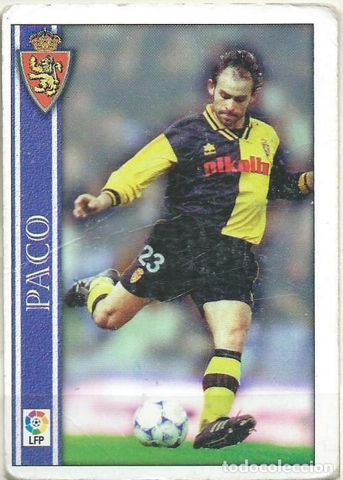 Collezionismo Figurine ritagliate antiche: Liga F&uacute;tbol profesional,2001,Real Zaragoza,Paco J&eacute;mez,n&uacute;mero 71