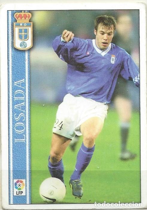 Collezionismo Figurine ritagliate antiche: Liga F&uacute;tbol profesional,2001,Real Oviedo,Sergio Losada,n&uacute;mero 356