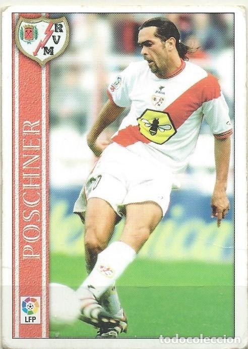 Collezionismo Figurine ritagliate antiche: Liga F&uacute;tbol profesional,2001,Rayo Vallecano,Gerhard Poschner,n&uacute;mero 186
