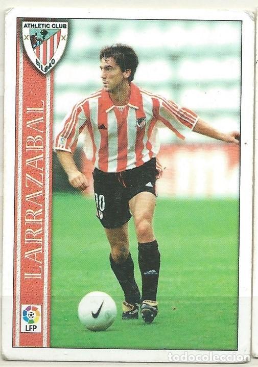 Collezionismo Figurine ritagliate antiche: Liga F&uacute;tbol profesional,2001,Athletic Club de Bilbao,Larraz&aacute;bal,n&uacute;mero 220