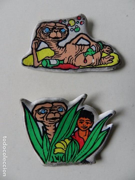 Collezionismo Figurine ritagliate antiche: ET El extraterrestre Juegos ODIN Cromos troquelados tridimensionales adhesivos pelicula a&ntilde;o 1982