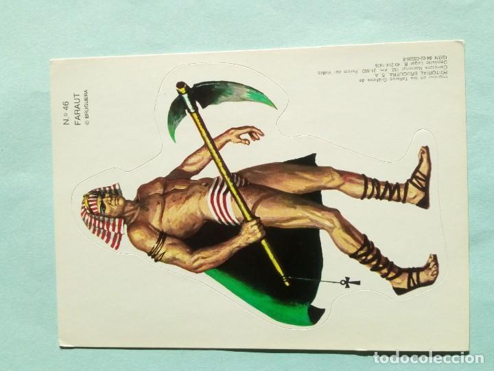 Collectionnisme Cartes &agrave; collectionner massicot&eacute;es anciennes: TROQUELADO AHDESIVO BRUGUERA N-46 FARAUT A&Ntilde;O 1976