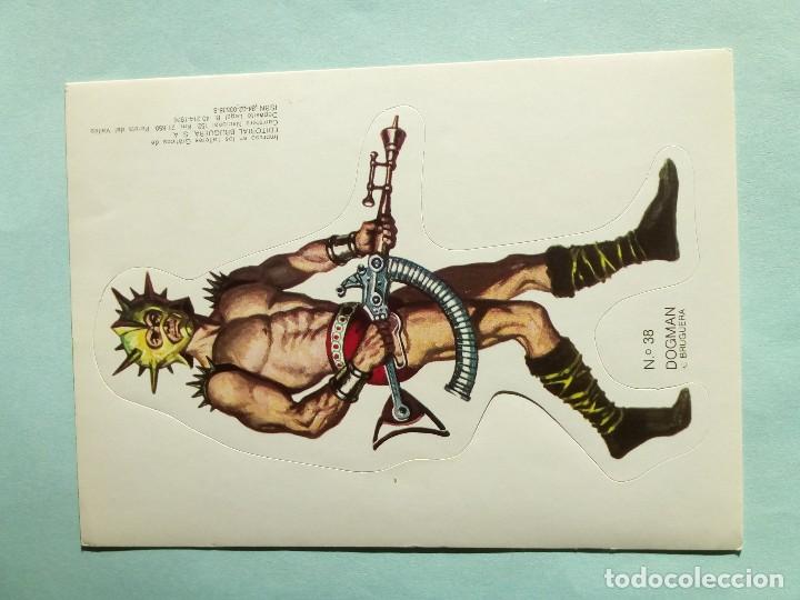 Sammeln alte gestanzte Sammelbilder: TROQUELADO AHDESIVO BRUGUERA N-38 DOGMAN  A&Ntilde;O 1976