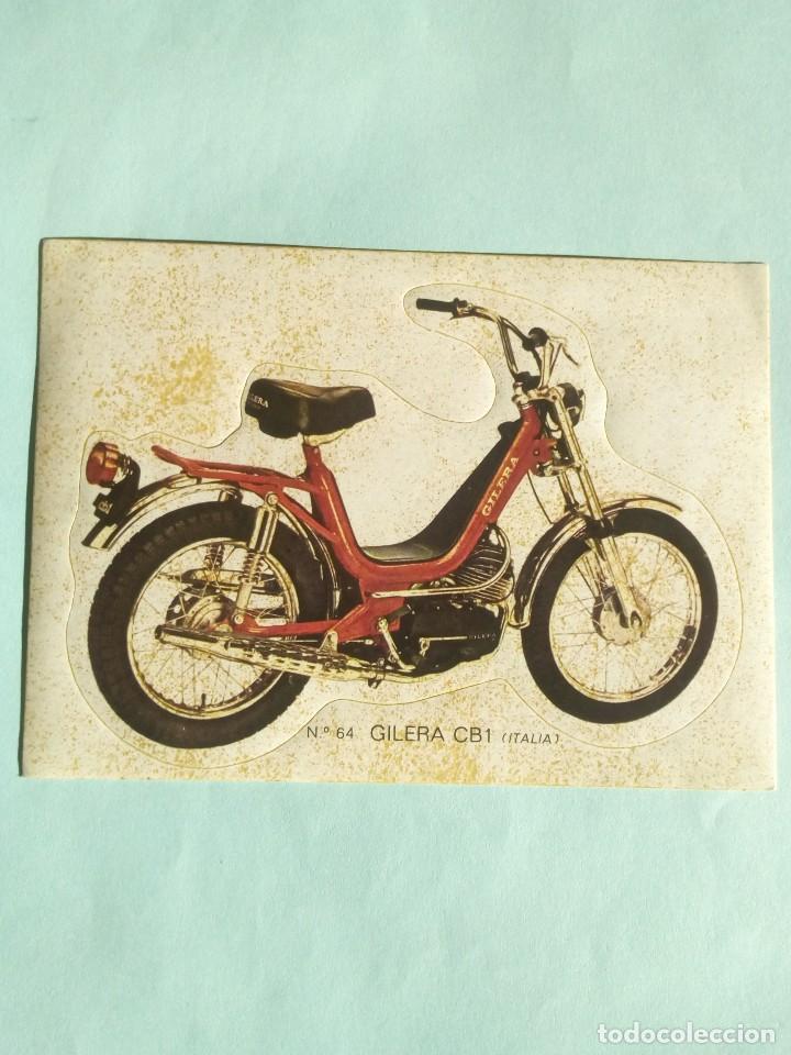 Collezionismo Figurine ritagliate antiche: CROMOS TROQUELADOS ADHESIVOS BRUGUERA  A&Ntilde;O 1976  GILERA N-64