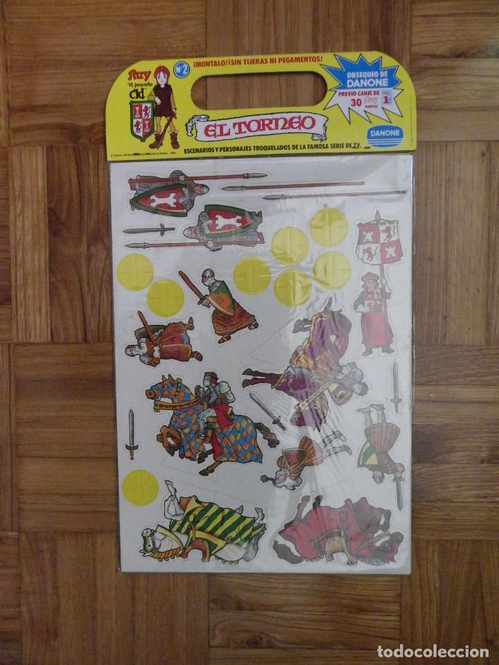 Collectable Antique Stamped Cards: RUY EL PEQUE&Ntilde;O CID - N&Uacute;MERO 2 - EL TORNEO - DANONE 1980 (SIN ABRIR)