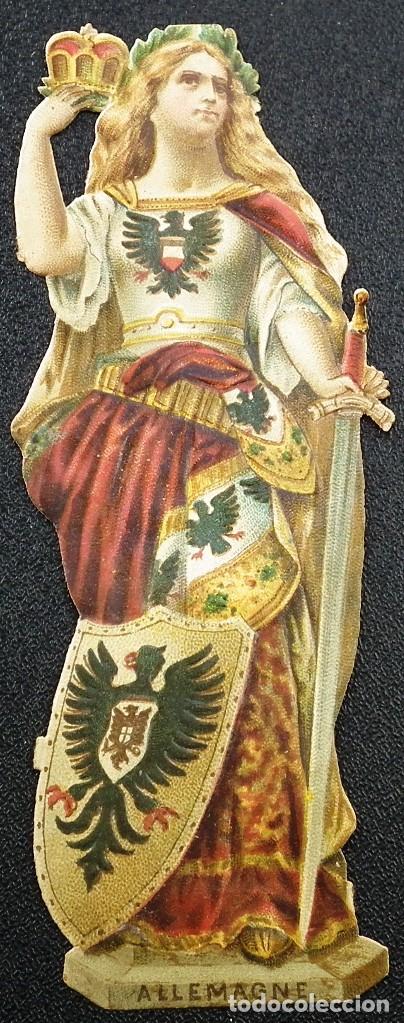 Sammeln alte gestanzte Sammelbilder: CROMO TROQUELADO A PRINCIPIOS DEL A&Ntilde;O 1900