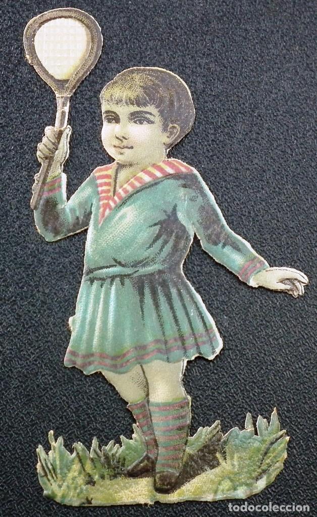 Collezionismo Figurine ritagliate antiche: CROMO TROQUELADO: CHOCOLATE AMATLLER, A PRINCIPIOS DEL A&Ntilde;O 1900