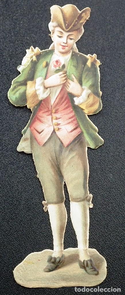 Collezionismo Figurine ritagliate antiche: CROMO TROQUELADO A PRINCIPIOS DEL A&Ntilde;O 1900