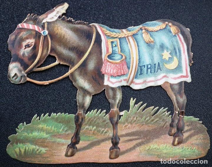 Collezionismo Figurine ritagliate antiche: CROMO TROQUELADO A PRINCIPIOS DEL A&Ntilde;O 1900