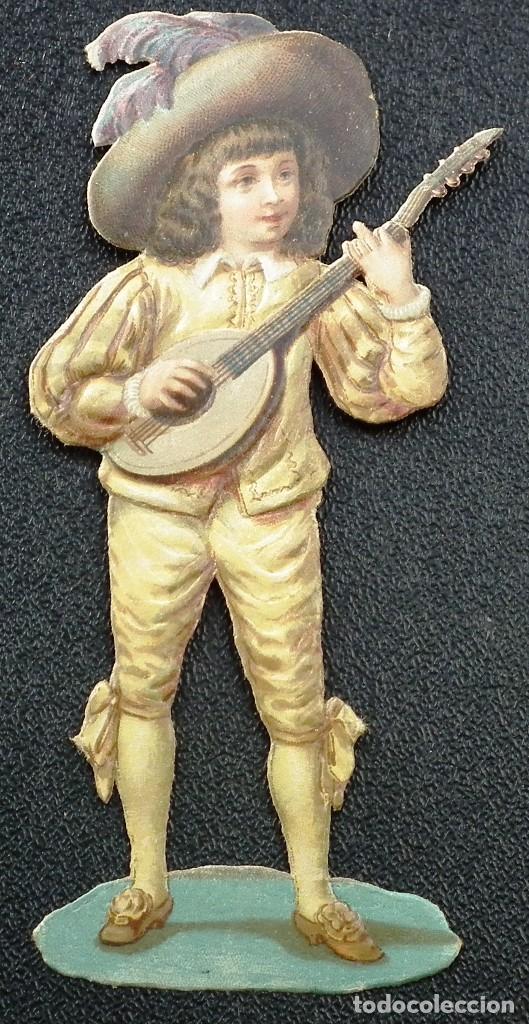 Collezionismo Figurine ritagliate antiche: CROMO TROQUELADO A PRINCIPIOS DEL A&Ntilde;O 1900