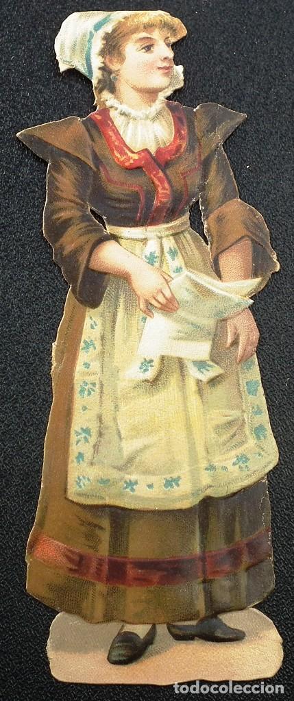 Collezionismo Figurine ritagliate antiche: CROMO TROQUELADO A PRINCIPIOS DEL A&Ntilde;O 1900
