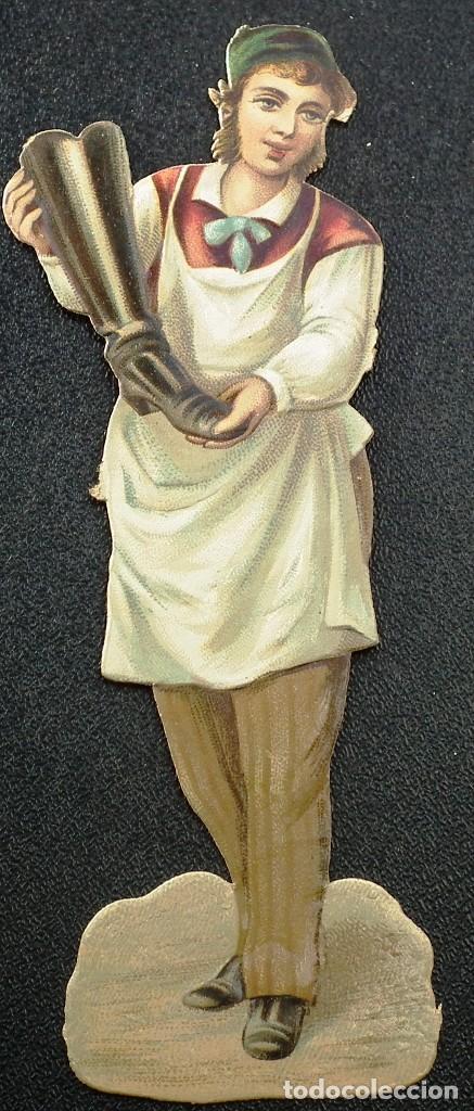 Collezionismo Figurine ritagliate antiche: CROMO TROQUELADO A PRINCIPIOS DEL A&Ntilde;O 1900