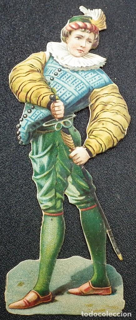 Collezionismo Figurine ritagliate antiche: CROMO TROQUELADO A PRINCIPIOS DEL A&Ntilde;O 1900