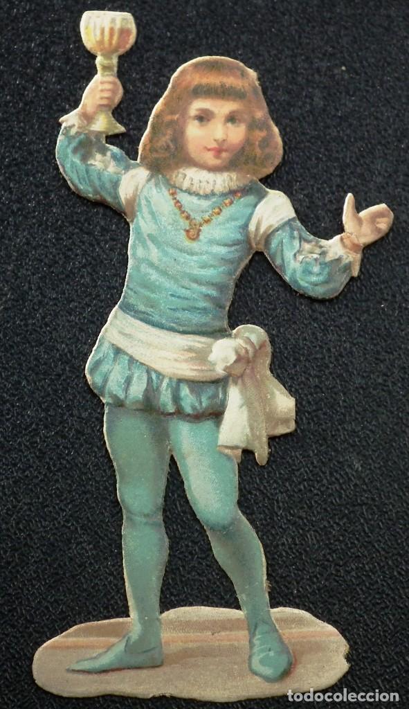 Collezionismo Figurine ritagliate antiche: CROMO TROQUELADO A PRINCIPIOS DEL A&Ntilde;O 1900