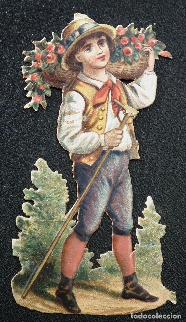 Collezionismo Figurine ritagliate antiche: CROMO TROQUELADO: CHOCOLATE AMATLLER, A PRINCIPIOS DEL A&Ntilde;O 1900