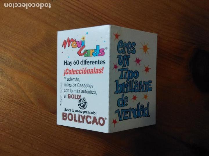 Coleccionismo cromos troquelados antiguos: CROMO BOLLYCAO MOVI CARDS. MOVICARDS. ERES UN TIPO BRILLANTE DE VERDAD...