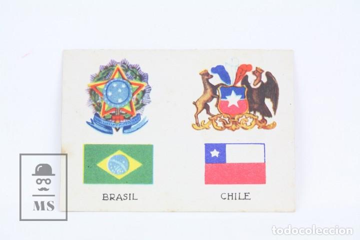 Coleccionismo cromos troquelados antiguos: Antiguo Cromo Troquelado - Chocolates Boix / Razas Que Pueblan Am&eacute;rica - N&ordm; 52 Chile