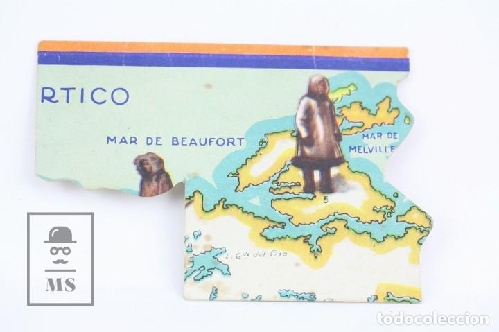 Coleccionismo cromos troquelados antiguos: Antiguo Cromo Troquelado - Chocolates Boix / Razas Que Pueblan Am&eacute;rica - N&ordm; 2 &Aacute;rtico