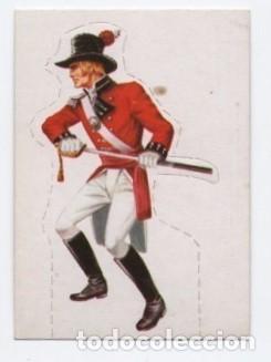 Coleccionismo Cromos troquelados antiguos: (TC-123) CROMO SOLDADOS DE TODOS LOS TIEMPO TROQUELADO N&ordm; 136