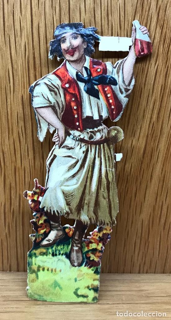 Coleccionismo cromos troquelados antiguos: Antiguo cromo troquelado de Chocolates Amatller (Barcelona) - Chocolate