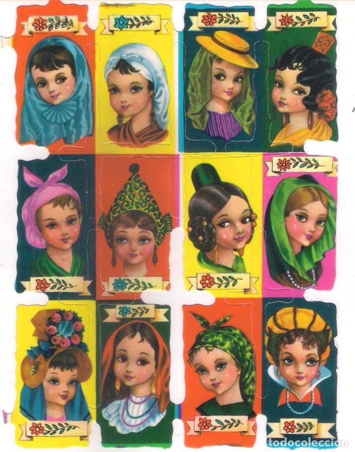 Coleccionismo Cromos troquelados antiguos: CROMOS TROQUELADOS O DE PICAR .