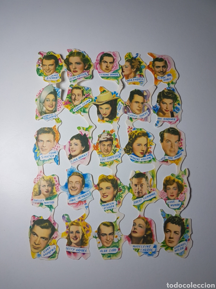 Collezionismo Figurine ritagliate antiche: L&Aacute;MINA DE CROMOS TROQUELADOS ORIGINAL DE LOS A&Ntilde;OS 70