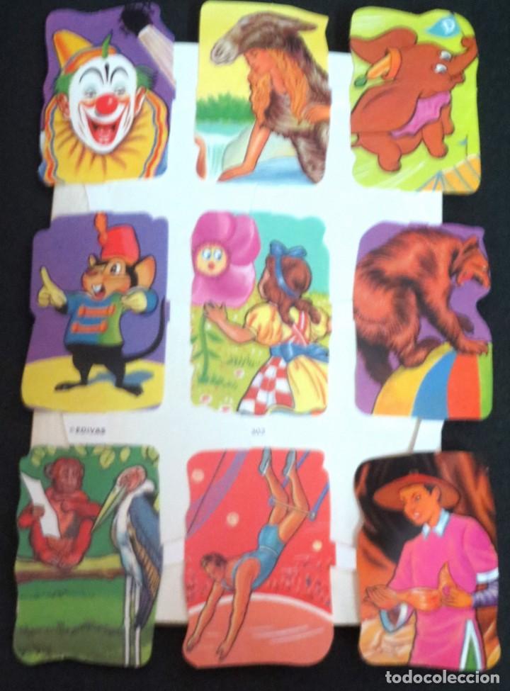 Coleccionismo cromos troquelados antiguos: L&Aacute;MINA CROMOS TROQUELADOS EDIVAS N&ordm; 303 GRANDE 22X15 CM.