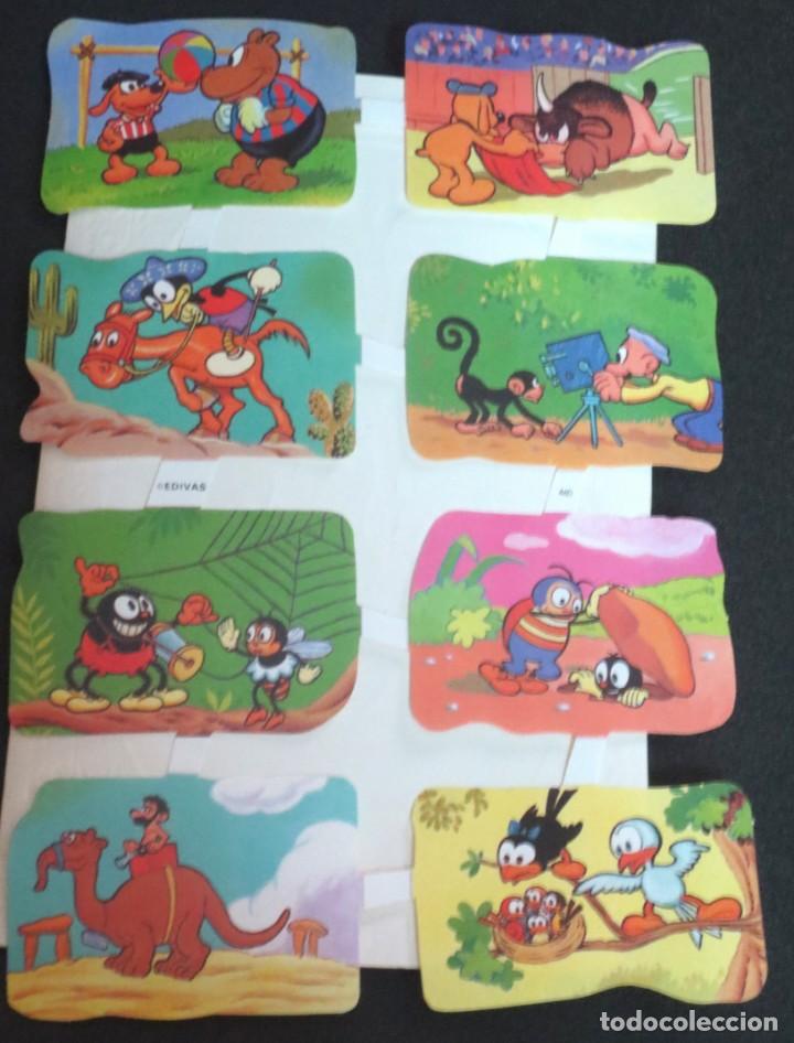 Coleccionismo Cromos troquelados antiguos: L&Aacute;MINA CROMOS TROQUELADOS EDIVAS N&ordm; 460 GRANDE 22X15 CM.