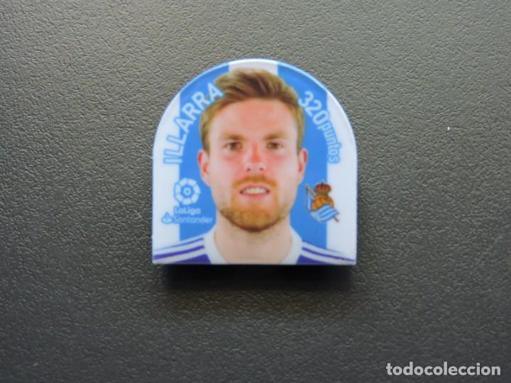 Coleccionismo cromos troquelados antiguos: GREFUCHAPA F&Uacute;TBOL - ILLARRA - REAL SOCIEDAD - LA LIGA SANTANDER 2018 2019