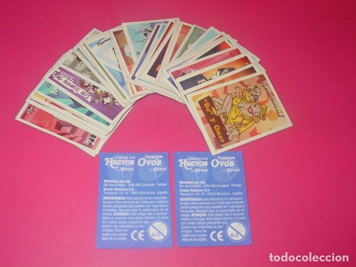 Sammeln alte gestanzte Sammelbilder: 40 cromos adhesivos DIFERENTES cada uno de la colecci&oacute;n LLEGAN LOS HUEVOS, editado por DORITOS '2007