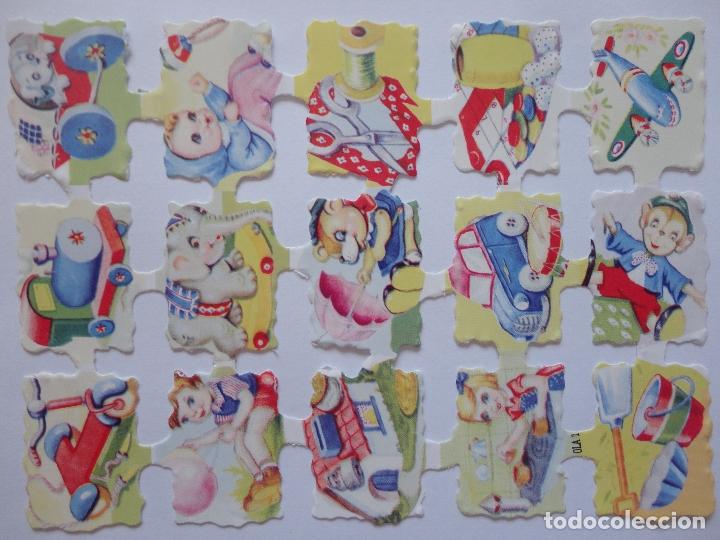 Collectable Antique Stamped Cards: L&Aacute;MINA DE CROMOS TROQUELADOS INFANTILES.